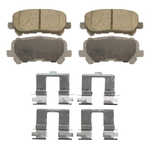 Wagner Thermoquiet Ceramic Rear Disc Brake Pads for 2017 Honda Odyssey - QC1281