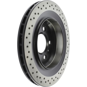 Centric SportStop Drilled 1-Piece Rear Brake Rotor for 2005 Pontiac Grand Prix - 128.62092