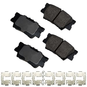 Akebono Performance™ Ultra-Premium Ceramic Rear Brake Pads for 2012 Toyota Camry - ASP1212A