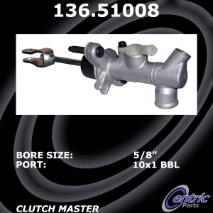 Centric Premium Clutch Master Cylinder for 2007 Kia Rio - 136.51008