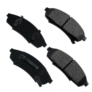 Akebono Pro-ACT™ Ultra-Premium Ceramic Front Disc Brake Pads for 1996 Chevrolet Monte Carlo - ACT376