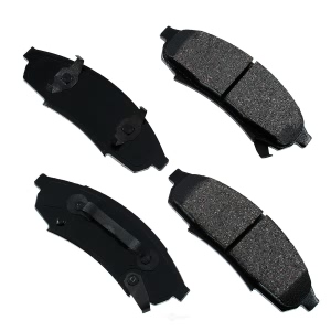 Akebono Pro-ACT™ Ultra-Premium Ceramic Front Disc Brake Pads for 1996 Pontiac Grand Prix - ACT376