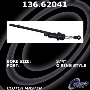 Centric Premium Clutch Master Cylinder for 2009 Pontiac Solstice - 136.62041