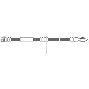 Centric Front Driver Side Brake Hose for 2020 Lincoln MKZ - 150.61136