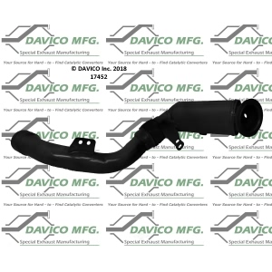 Davico Direct Fit Catalytic Converter and Pipe Assembly for BMW 650i - 17452