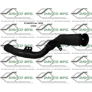 Davico Direct Fit Catalytic Converter and Pipe Assembly for 2013 BMW 550i GT xDrive - 17452