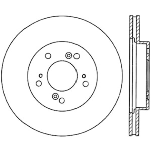 Centric Premium™ Brake Rotor for 1998 Acura RL - 125.40026