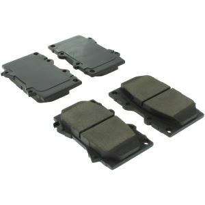 Centric Posi Quiet™ Extended Wear Semi-Metallic Front Disc Brake Pads for 2005 Lexus LX470 - 106.07720