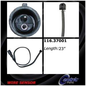 Centric Brake Pad Sensor Wire for Porsche 928 - 116.37001
