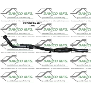 Davico Direct Fit Catalytic Converter and Pipe Assembly for Mercedes-Benz S600 - 18090