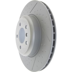 Centric SportStop Slotted 1-Piece Rear Brake Rotor for BMW 435i - 126.34147