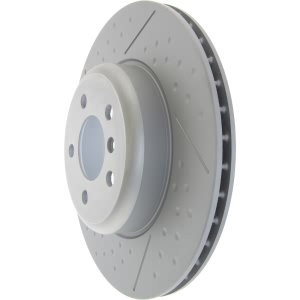 Centric SportStop Slotted 1-Piece Rear Brake Rotor for 2013 BMW ActiveHybrid 3 - 126.34147