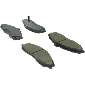 Centric Posi Quiet™ Extended Wear Semi-Metallic Front Disc Brake Pads for 2009 Cadillac XLR - 106.07310