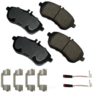 Akebono EURO™ Ultra-Premium Ceramic Front Disc Brake Pads for Mercedes-Benz C250 - EUR1340A