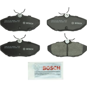 Bosch QuietCast™ Premium Organic Rear Disc Brake Pads for 2004 Jaguar Vanden Plas - BP944