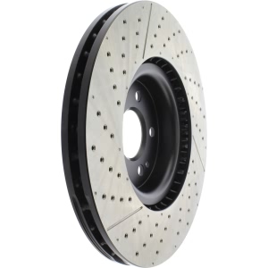 Centric SportStop Drilled and Slotted 1-Piece Front Brake Rotor for Mercedes-Benz GLA45 AMG - 127.35158