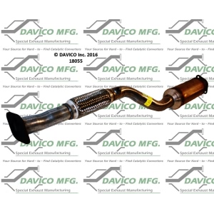 Davico Direct Fit Catalytic Converter and Pipe Assembly for 2003 Hyundai Elantra - 18055