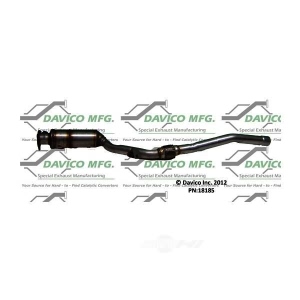 Davico Direct Fit Catalytic Converter and Pipe Assembly for 2004 Audi A6 Quattro - 18185