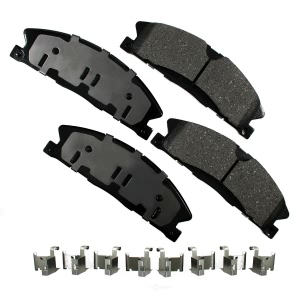 Akebono Pro-ACT™ Ultra-Premium Ceramic Front Disc Brake Pads for 2013 Ford Explorer - ACT1611