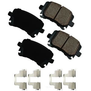 Akebono EURO™ Ultra-Premium Ceramic Rear Disc Brake Pads for Volkswagen Rabbit - EUR1348A