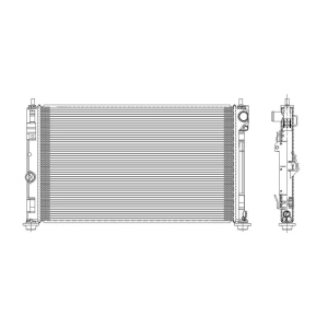 TYC Engine Coolant Radiator for Jeep Patriot - 2951