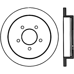 Centric Premium™ Brake Rotor for 2002 Lincoln Blackwood - 125.65085