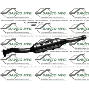 Davico Direct Fit Catalytic Converter and Pipe Assembly for 2001 Ford F-250 Super Duty - 19475