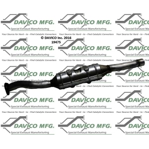 Davico Direct Fit Catalytic Converter and Pipe Assembly for 2003 Ford F-250 Super Duty - 19475