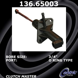 Centric Premium Clutch Master Cylinder - 136.65003