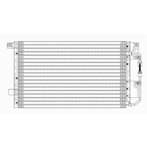 TYC A/C Condenser for 2002 Saturn Vue - 3107