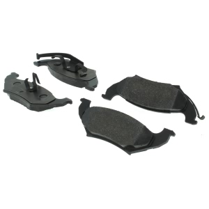 Centric Posi Quiet™ Extended Wear Semi-Metallic Rear Disc Brake Pads for 1995 Mercury Grand Marquis - 106.06620
