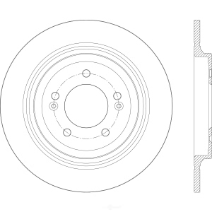 Centric Premium™ Brake Rotor for 2020 Kia Sportage - 120.50033