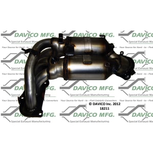 Davico Exhaust Manifold with Integrated Catalytic Converter for 2003 Toyota Highlander - 18211