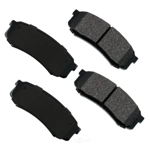 Akebono Performance™ Ultra-Premium Ceramic Brake Pads for 1996 Toyota Land Cruiser - ASP606