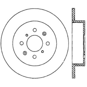 Centric Premium™ Brake Rotor for 2003 Honda Civic - 125.40060