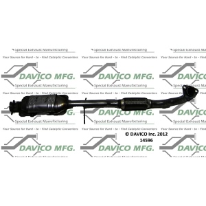 Davico Direct Fit Catalytic Converter and Pipe Assembly for 1998 Saturn SC1 - 14596