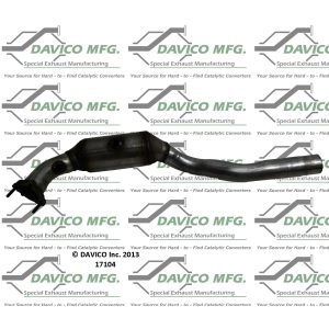 Davico Direct Fit Catalytic Converter and Pipe Assembly for Porsche 911 - 17104