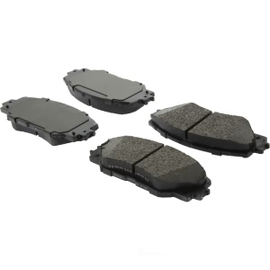 Centric Posi Quiet™ Extended Wear Semi-Metallic Front Disc Brake Pads for 2009 Scion xD - 106.12100