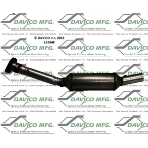 Davico Direct Fit Catalytic Converter and Pipe Assembly for Scion - 18394F