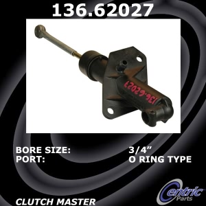 Centric Premium Clutch Master Cylinder for 1995 Pontiac Firebird - 136.62027