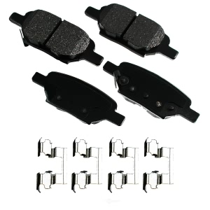 Akebono Pro-ACT™ Ultra-Premium Ceramic Rear Disc Brake Pads for 2007 Chevrolet Malibu - ACT1033