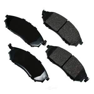 Akebono Pro-ACT™ Ultra-Premium Ceramic Front Disc Brake Pads for 2016 Infiniti QX70 - ACT888