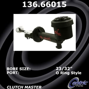 Centric Premium Clutch Master Cylinder for 2001 GMC Sierra 1500 - 136.66015