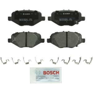 Bosch QuietCast™ Premium Organic Rear Disc Brake Pads for 2016 Ford Special Service Police Sedan - BP1612