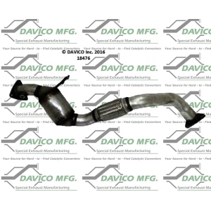 Davico Direct Fit Catalytic Converter and Pipe Assembly for 2007 Volkswagen Touareg - 18476