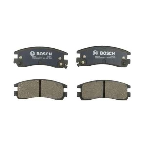 Bosch QuietCast™ Premium Organic Rear Disc Brake Pads for 2004 Buick Rendezvous - BP814