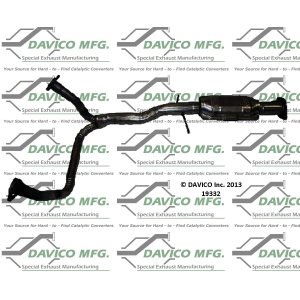 Davico Direct Fit Catalytic Converter and Pipe Assembly for 2001 GMC Sonoma - 19332