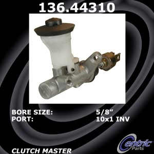 Centric Premium Clutch Master Cylinder for Toyota - 136.44310