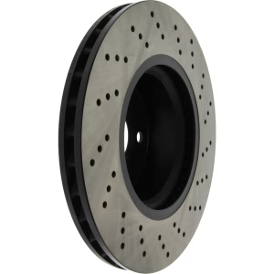 Centric SportStop Drilled 1-Piece Front Brake Rotor for 2004 Mercedes-Benz S430 - 128.35064