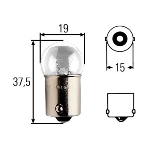 Hella Headlight Bulb for Mercury Colony Park - H83035121